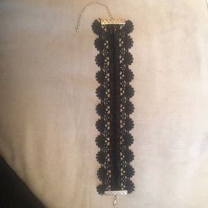 Black Lace Choker Necklace